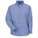 Red Kap Women's Standard Poplin Dress Shirt, Light Blue, 24