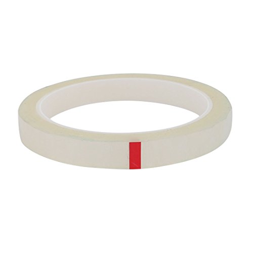 Image of uxcell 12mm Width 164Ft Long Single-Side Adhesive Electrical Insulated Tape Clear