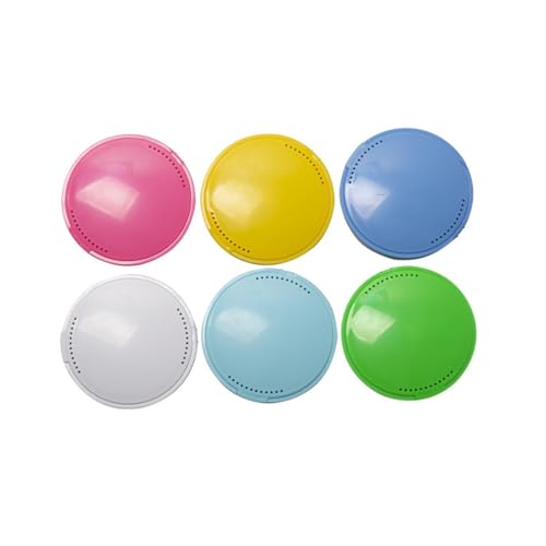 Étui de retenue dentaire circulaire bleu ciel avec miroir intégré pour voyage - 4