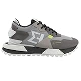 ELHANN.H Los NSJ012 Son Unos Tenis Modernos e Informales Hechos de Cuero, Nailon y Gamuza, Nsj012 Gris, 44.5 EU