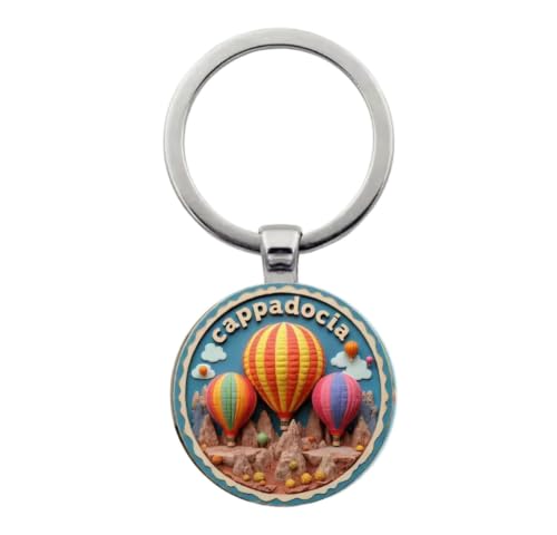 Porte-clés Cappadocia aventure accessoire voyage souvenir vintage