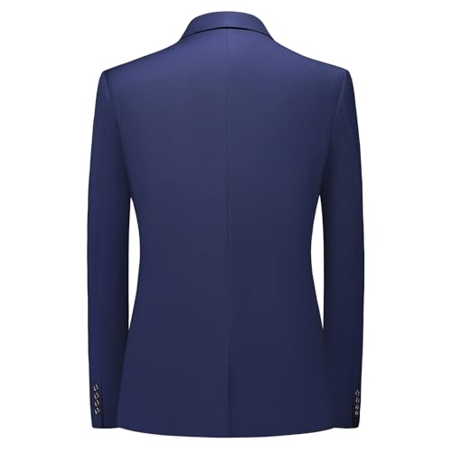 Men's 3 Piece Suit Slim Fit One Button Solid Tuxedo Jacket Suits for Men Slim Fit for Wedding Prom Blazer Vest Pants2