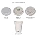 ECO PRODUCTS Compostable Disposable GreenStripe 12oz Coffee Cups, Case of 1000, White Single Wall Hot Paper Cup, Plant Based PLA Lining, Biodegradable 6