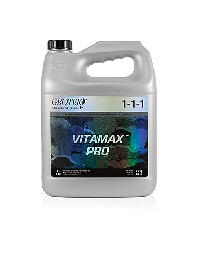 GROWMANIA Vitamax Pro de Grotek 4L | Potenciador del Crecimiento de Plantas y Cultivos | Fertilizante para Plantas más Fuertes