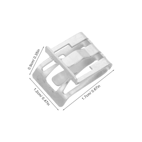 Clips metálicos para tablero de coche PRETYZOOM de consola central con fijación resistente 2