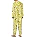 TVUGHGI Hazy Cute Bees Onesie Pajama for Unisex Adult Long Sleeves Fashion One-Piece Cosplay Party Hooded Zip-up Jumpsuit 2XL
