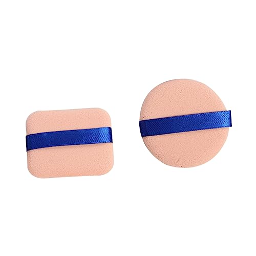 WRITWAA 10PCS Dual Use Makeup Puff Square Round Cosmetic Powders Wet Dry Air Puff for Foundation Concealer Blush and Highlighter Application