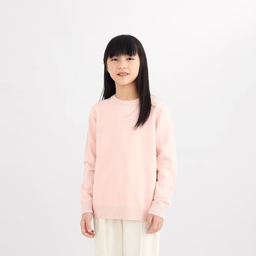 Kids Comfy Soft Sweaters Oversized Long Sleeve Chunky Knit Pullover Crewneck Basic Plain Fall Winter Warm Clothes3
