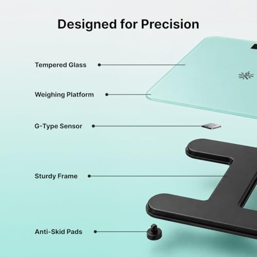 Image of Cult Active body Weighing scale, LCD display, Weight Machine, 180 Kg, Batteries included, Tempered Glass Platform, Ideal for Home Use, Green.