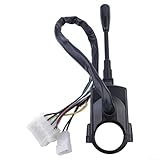 Accarugty Lenksäule Blinkerschalter 0035458724 für 1973-1991 und kompatibel für ältere Traktoren mit integrierter Taste und Blinksteuerung