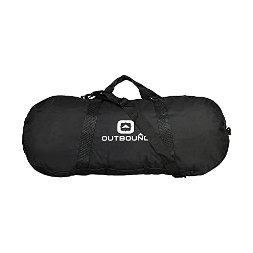 OUTBOUND Snowshoes Kit | Lightweight Aluminum Snowshoes with Adjustable Poles and Bag | Men and Women | 21 Inches