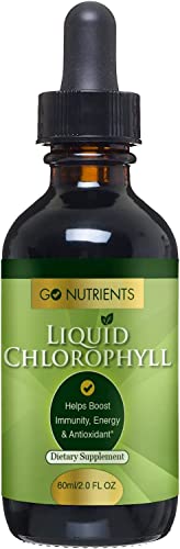 Go Nutrients Liquid Vitamin D3 With K2 (Mk-7) & Liquid Chlorophyll | Sodium Copper Chlorophyllin Supplement | Vegan-Friendly #TOP1