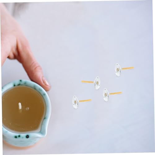 100 mechas para velas recubiertas con cera de abejas miniatura 4