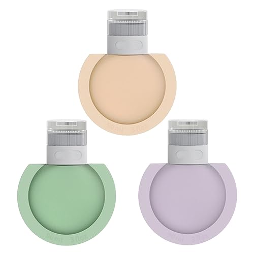 トイレタリー用トラベルボトル、漏れ防止トラベルボトル - ビスタ液体シャンプー コンディショナー 3 パック - クレンザー、ローション、シャンプー用のシリコーン漏れ防止詰め替え可能な旅行用シャンプー容器