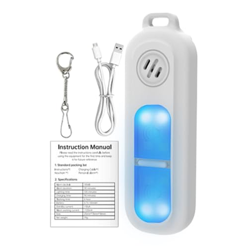 Llavero Con Alarma Para Mujer, Alarma Llavero,Llavero De Seguridad Para Mujer De 130 DB Con Luces Estroboscópicas | Llavero Con Alarma De Seguridad Con Carga USB, Luces De Seguridad Co