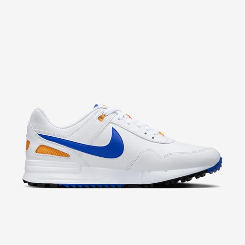 Nike Air Pegasus '89 G Golf Shoes (HV3866-101, White/Orange Peel/Black/Racer Blue)3