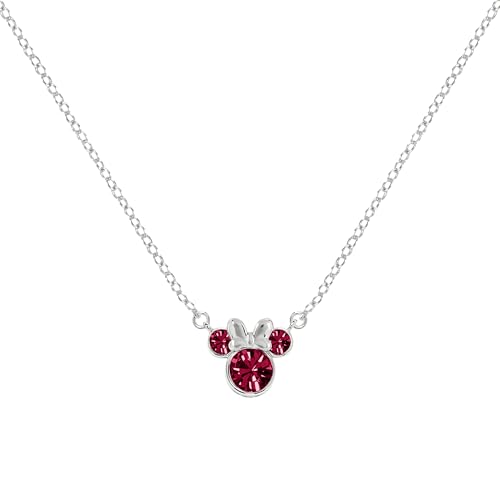 Collier Minnie Mouse en argent à porter au quotidien ou pour les fêtes