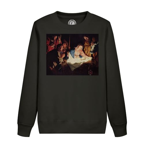 Sweatshirt enfant Jésus Christ et Vierge Marie pour transmettre l'histoire de Noël