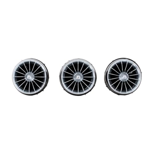 Turbine climatisation LED Ford 2015-2021 | Grille aération console intérieure 3 pièces - 4