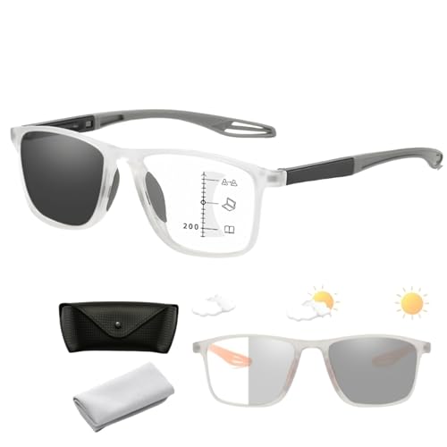 Smart Focus Reading Glasses +2.00 Gray