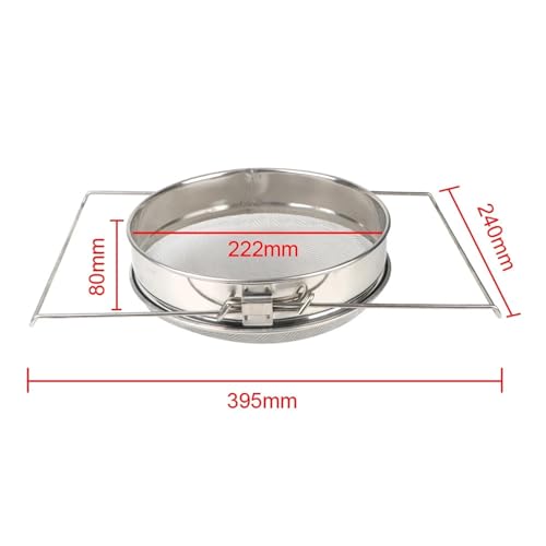 Filtre miel d'abeille efficace avec filet tamis double couche