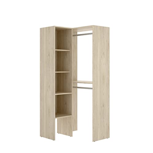 DEKIT GRUPO RIMOBEL SUIT - Armario vestidor rinconero - Natural - 186x80x89 cm