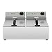 Royal Catering Freidora Industrial Profesional RCEF-10DY-ECO (doble con doc cestas 2 x...