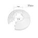 Nsiwem 20 piezas tubo cubierta accesorios Cubierta Radiador de Tubo Rosetones para...