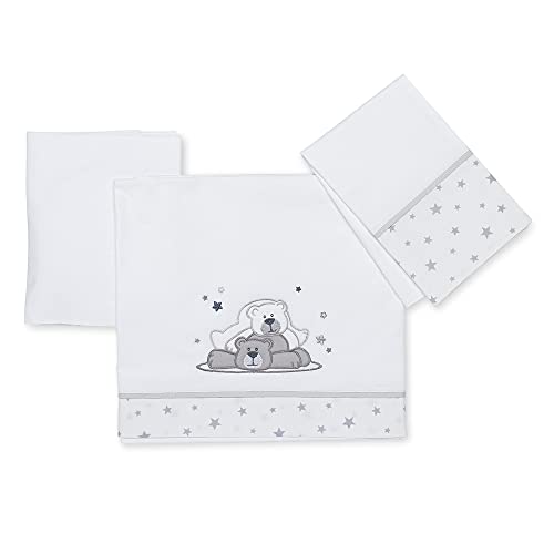Parure de lit Foppapedretti Pikkoletto en coton blanc Dolcestella - 3