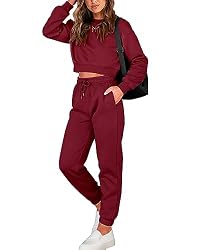 BTFBM Fall Sweatsuits Women 2 Piece Apricot Travel Outfit Jogger Sets 2026