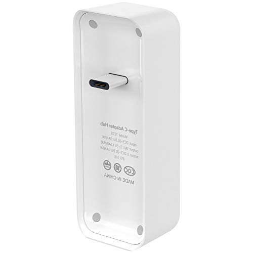 Mobestech 1PC 61W Tipo-c hub adaptador laptop adaptador CA hub de expansão multifuncional adaptador