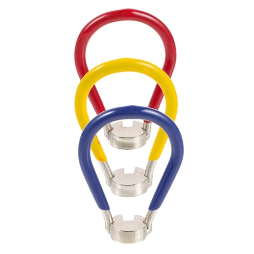 GALPADA 3 pièces Clé Rayon Professionnelle Outils Écrous Rayon Acier Nickelé pour Roues Robustes Confort et Précision