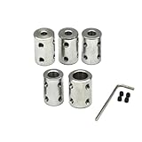 Zuverlässige mechanische Getriebekomponenten Set von Wellenkupplungen in mehreren Größen (4 10 mm) mit Schrauben (8 mm-8 mm)