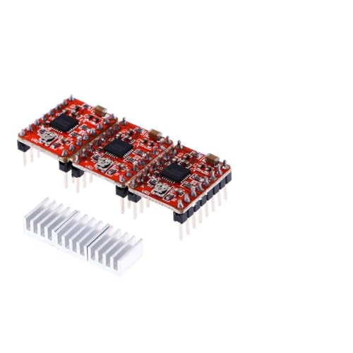 BESTYASH Stepper Motor Driver Module with Short-to-ground Protection and-temperature Thermal Shutdown 5pcs A4988 for 3d 