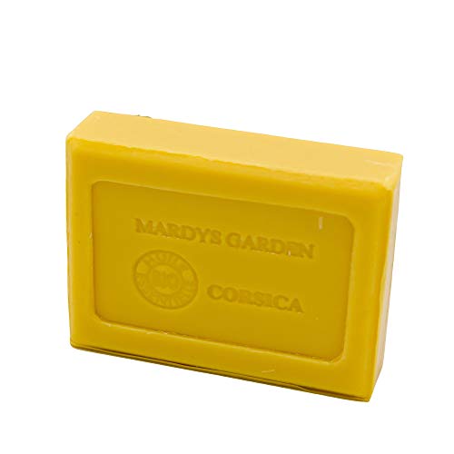 Jabón Natural Siempreviva Amarilla - Helichrysum Italicum de Córcega enriquecido con aceite esencial orgánico 100g Cover