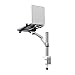 Price comparison product image Thingy Club Adjustable Aluminium Universal Single Arm Laptop/Tablet Stand Desk Mount Bracket for 10"-15.6" Laptop with Adjustibility (Tilt ±15°|Swivel 180°|Rotate 360°)