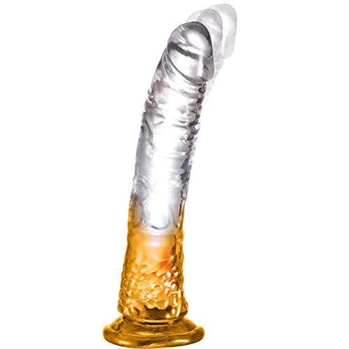Gode réaliste en silicone pour débutants, énorme gode en silicone, avec ventouse puissante pour le jeu mains libres, pénis réaliste pour stimulation du point G, godemiché anal pour femmes et coupés