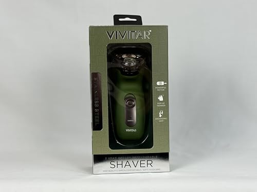 Rasoir électrique rotatif rechargeable pour un visage doux
