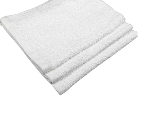SupremePlus Premium White Terry Bar Mop Towels – Shop Bulk Cleaning Towel in (5 lbs. Compressed Box), 100% Cotton 14x17 Inch Rag, Wipe Kitchen, Glass, & Counter, for Home, Restaurant & Commerical