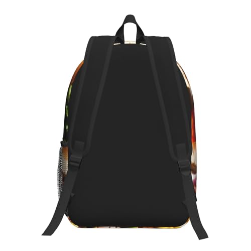 Sac à dos d'université léger EdWal Noir taille unique imprimé pour étudiant - 3