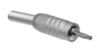 Canare F-12 Mini Plug (3.5MM) 3-Pole Stereo Silver Audio Connection (Headphones, Audio Devices)