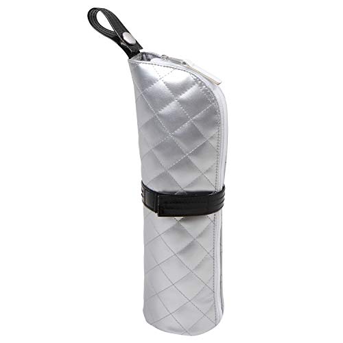 アストロ ヘアアイロンケース シルバー 耐熱 ヘアアイロン 収納 ポーチ トレイ 持ち運び 吊り下げ可能 821-54 中