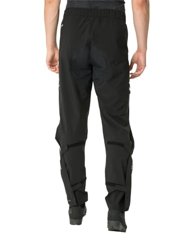 Vaude Herren Moab Regenhose für Mountainbiker, Schwarz, XL