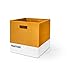 Pantone™ - Cestino Cubo Portaoggetti Pieghevole, organizer Salvaspazio per vestiti o giocattoli - Compatibile con librerie. 32,5 x 32,5 x 32,5 cm - Ocra