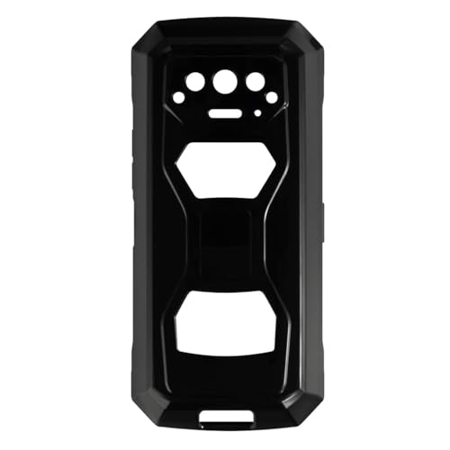 Auotu Hülle Mit Kamera Schutz Soft TPU Silikon Hülle Etui Tasche Cover für DOOGEE V MAX S 5G Smartphone (Schwarz)