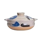 Clay Pots for Cooking Mec Clay Cookware Natural Terracotta 5 Specifications (Size : 0.8L)