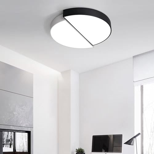 Plafonnier LED 28W circulaire tricolore à télécommande de 52cm