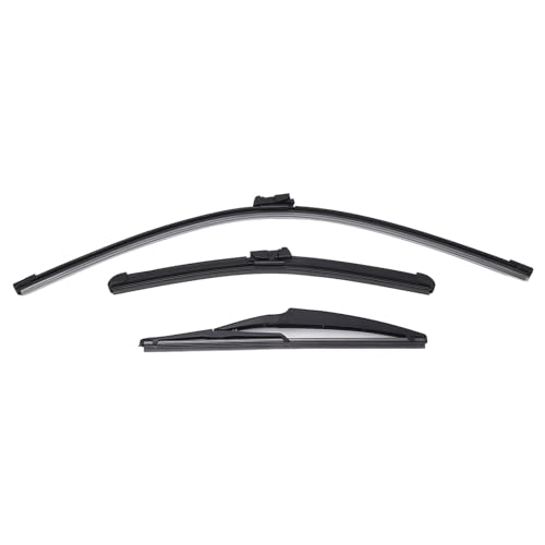 Windshield Wiper Blades for Fiat 500 500C 500L 2009-2023 Car Front Rear Windscreen Wiper Blade Set Rubber Windshield Rain Brushes Automotive Replacement