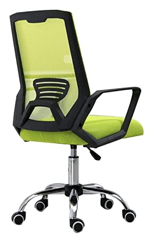 Chaise de bureau ergonomique LiChA en maille noire avec assise rembourrée réglable