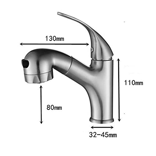 Mitigeur de lavabo pull down pour simplifier la routine matinale et le soin des enfants - 4